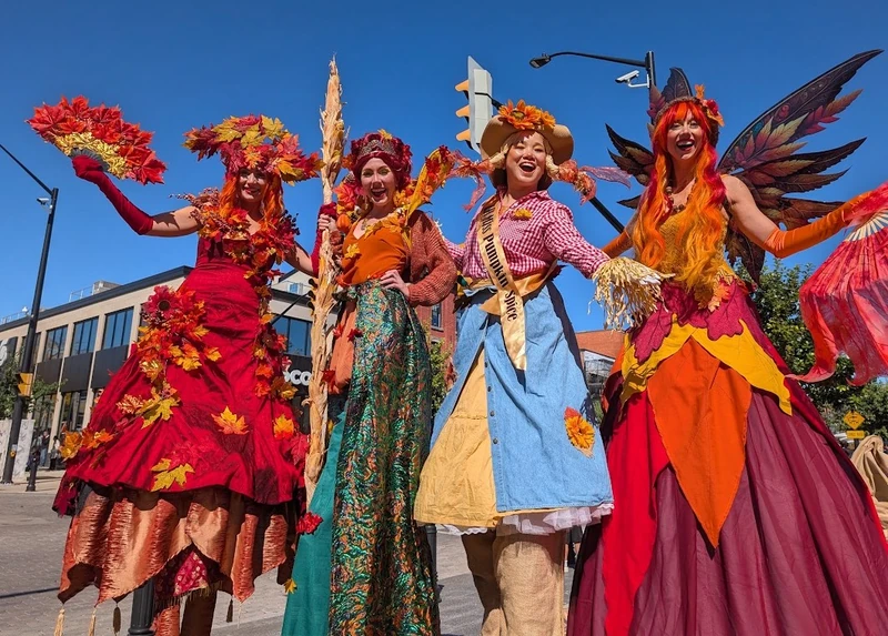 Acorn Fairy  - Stilt Walker - Autumn theme - image 8