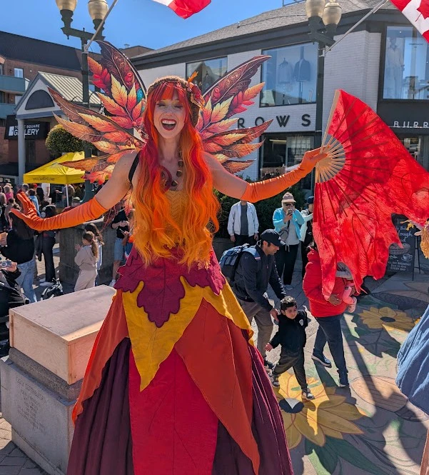 Acorn Fairy  - Stilt Walker - Autumn theme - image 2