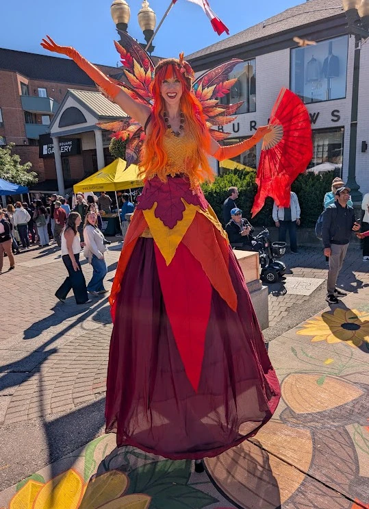 Acorn Fairy  - Stilt Walker - Autumn theme - image 9