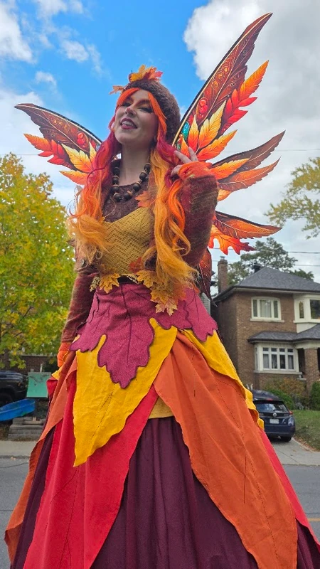 Acorn Fairy  - Stiltwalker - Autumn theme - image 3