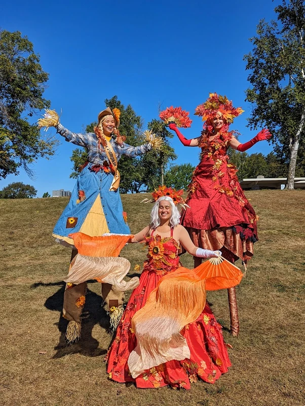 Miss Autumn Leaves - Stiltwalker - Autumn theme - image 10