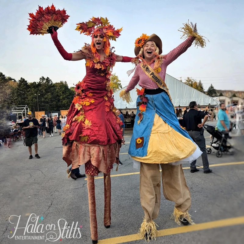 Miss Autumn Leaves - Stiltwalker - Autumn theme - image 13