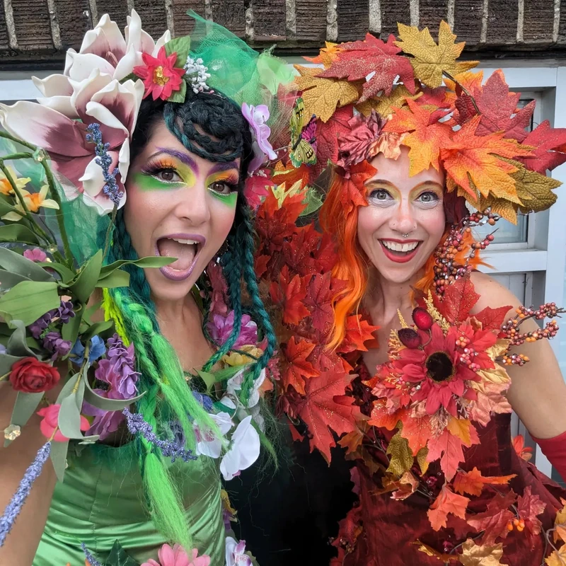 Miss Autumn Leaves - Stiltwalker - Autumn theme - image 9