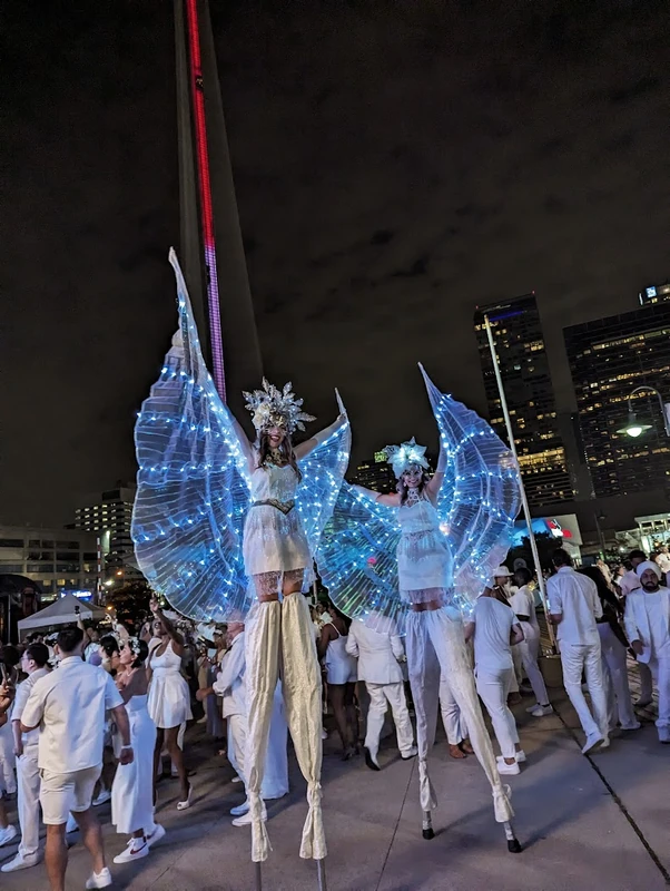 White Party / Bal En Blanc - Stiltwalker - Festival theme - image 5