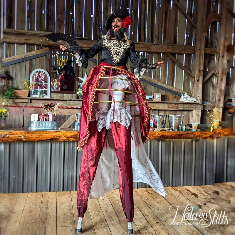 Bearded Lady - Stiltwalker - Circus theme - image 5