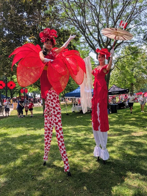 Canada Crimson Stiltwalkers - Stilt Walker - Canadiana theme - image 13