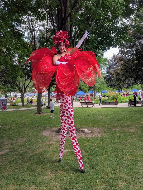 Canada Crimson Stiltwalkers - Stilt Walker - Canadiana theme - image 24