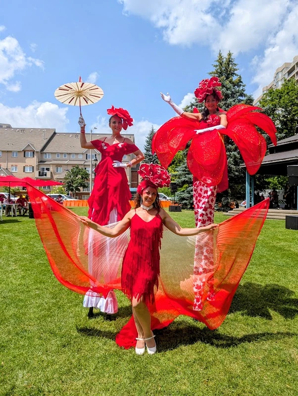 Canada Crimson Stiltwalkers - Stilt Walker - Canadiana theme - image 8