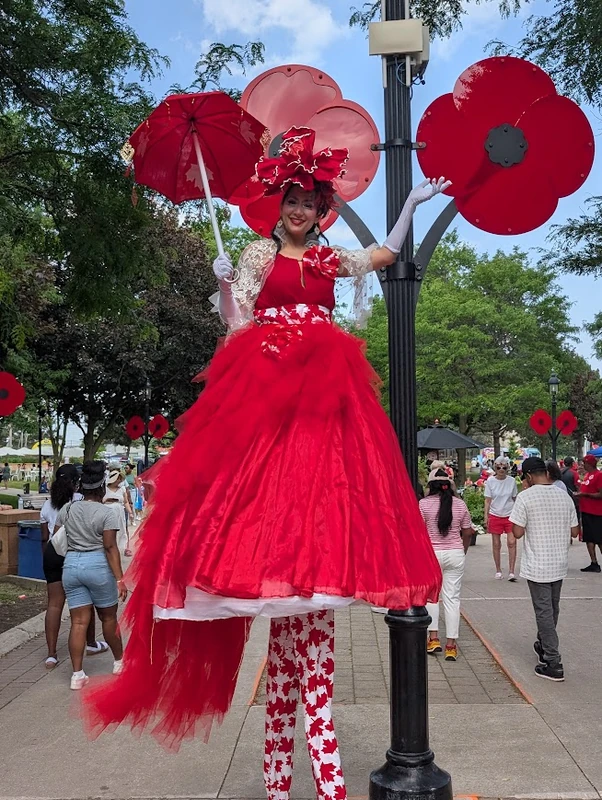 Canada Crimson Stiltwalkers - Stilt Walker - Canadiana theme - image 21
