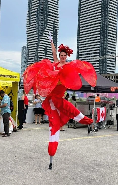 Canada Crimson Stiltwalkers - Stilt Walker - Canadiana theme - image 26