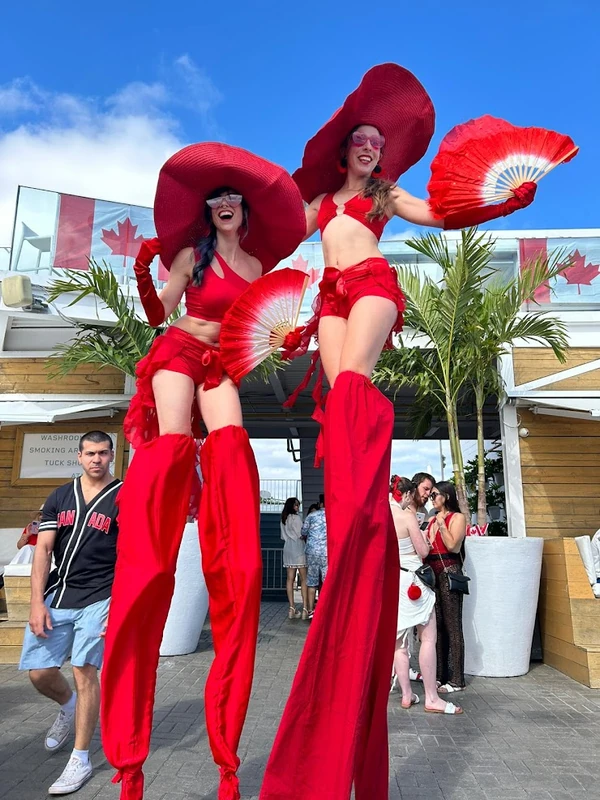 Canada Crimson Stiltwalkers - Stiltwalker - Canadiana theme - image 12