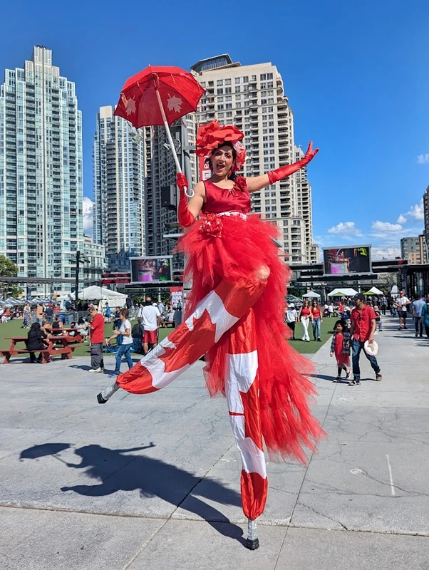 Canada Crimson Stiltwalkers - Stiltwalker - Canadiana theme - image 13