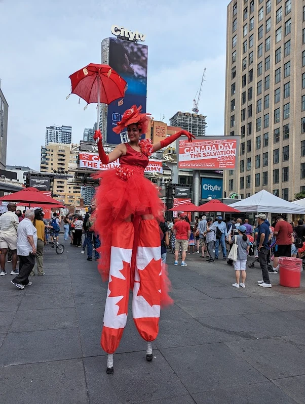 Canada Crimson Stiltwalkers - Stiltwalker - Canadiana theme - image 14