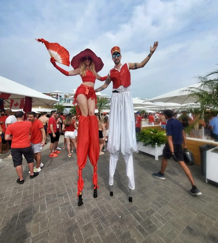 Canada Crimson Stiltwalkers - Stiltwalker - Canadiana theme - image 17