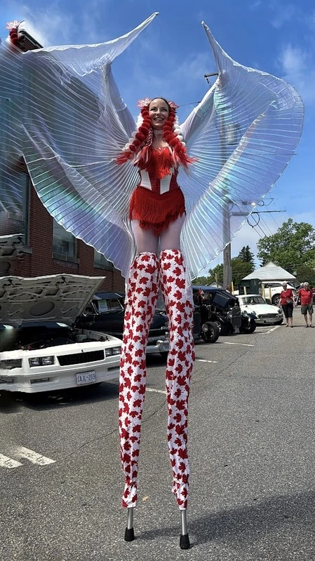 Canada Crimson Stiltwalkers - Stiltwalker - Canadiana theme - image 18