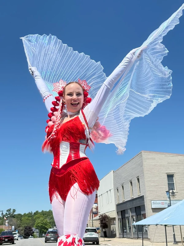 Canada Crimson Stiltwalkers - Stiltwalker - Canadiana theme - image 4