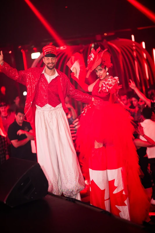 Canada Crimson Stiltwalkers - Stiltwalker - Canadiana theme - image 11