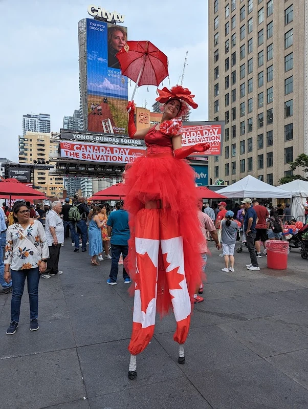 Canada Crimson Stiltwalkers - Stiltwalker - Canadiana theme - image 8