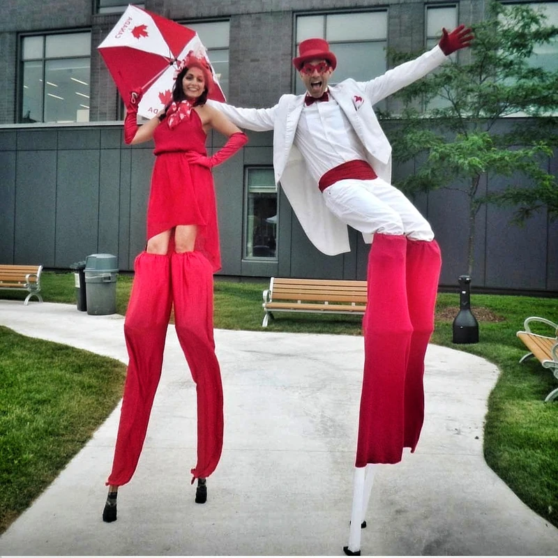 Canada Crimson Stiltwalkers - Stiltwalker - Canadiana theme - image 9