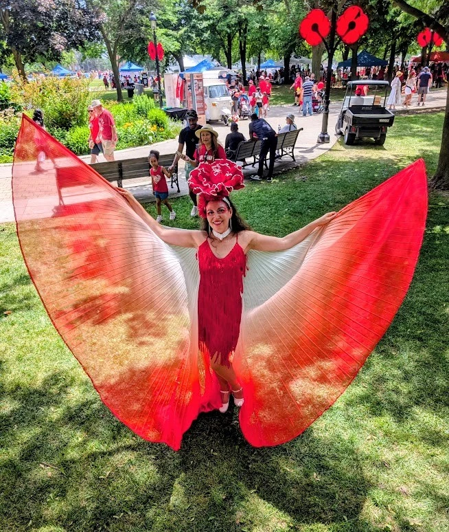 Hoopflow Canada Girls - Flow Artist / Hula Hooper - Canadiana theme - image 6