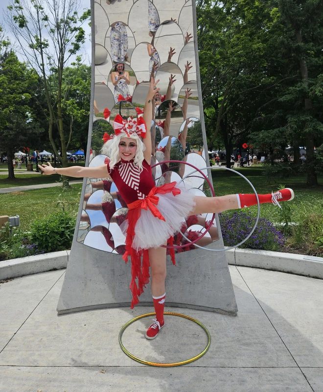 Hoopflow Canada Girls - Flow Artist / Hula Hooper - Canadiana theme - image 2