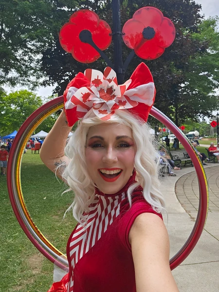 Hoopflow Canada Girls - Flow Artist / Hula Hooper - Canadiana theme - image 3