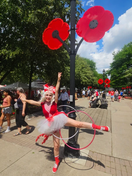 Hoopflow Canada Girls - Flow Artist / Hula Hooper - Canadiana theme - image 11