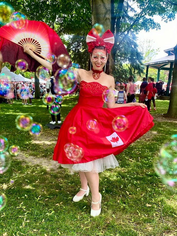 Hoopflow Canada Girls - Flow Artist / Hula Hooper - Canadiana theme - image 6