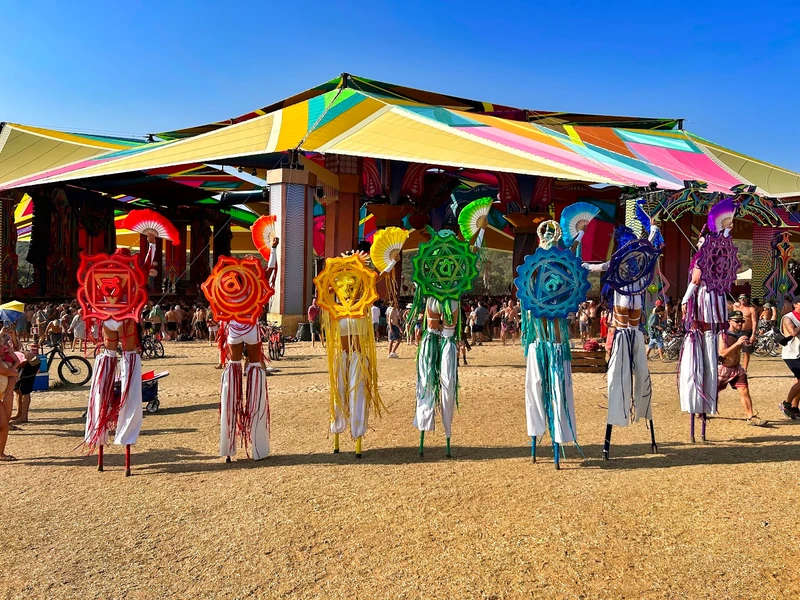 Chakras / Solar - Stiltwalker - Festival theme - image 7