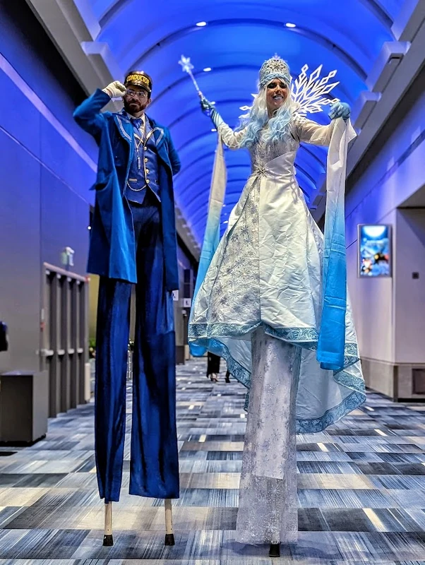 Train Conductor - Stiltwalker - Christmas theme - image 2