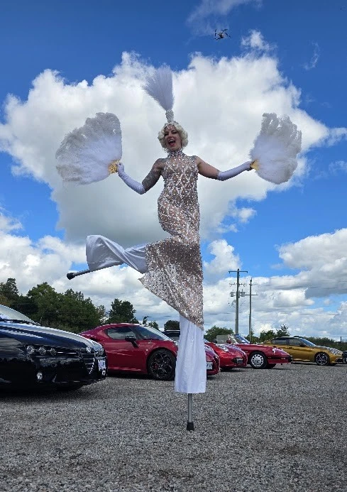 Crystal Showgirls Stilts - Stilt Walker - Duos theme - image 3