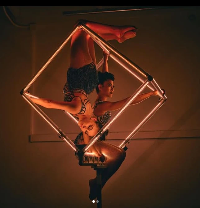 Duo LED Cube  - Aerialist - Elegant theme - image 2 performer
