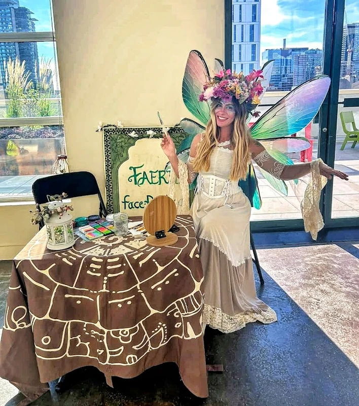 Faerie Facepainter - Roamer / Dancer  - Family Friendly theme - image 4 performer