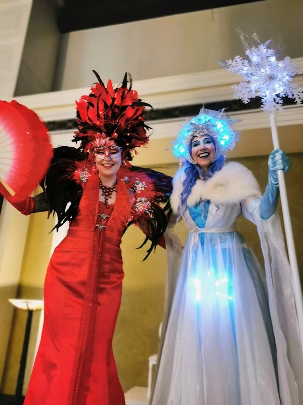 Fire and Ice - Stilt Walker - Duos theme - image 15