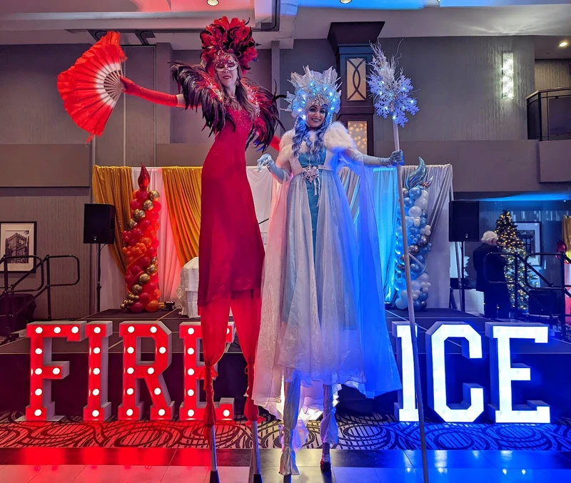 Fire and Ice - Stiltwalker - Duos theme