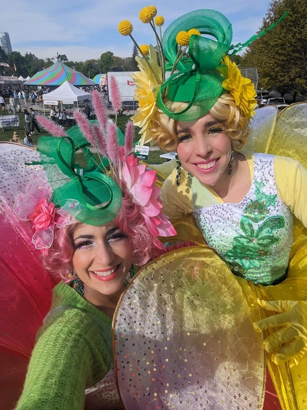 Flower Girls on Stilts - Stiltwalker - Duos theme - image 10