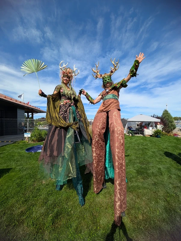 Enchanted Forest Fawns - Stilt Walker - Animalia theme - image 17