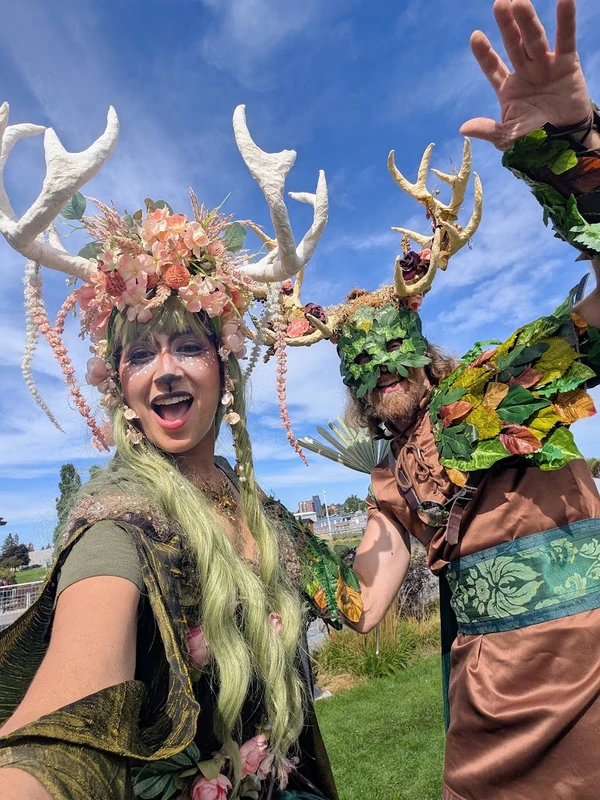 Enchanted Forest Fawns - Stilt Walker - Animalia theme - image 11