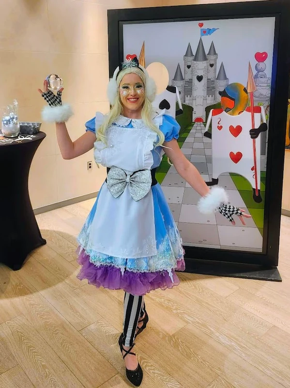 Frosted Alice - Flow Artist / Hula Hooper - Wonderland theme - image 11
