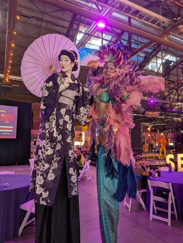 Geisha - Stilt Walker - Cultural theme - image 6