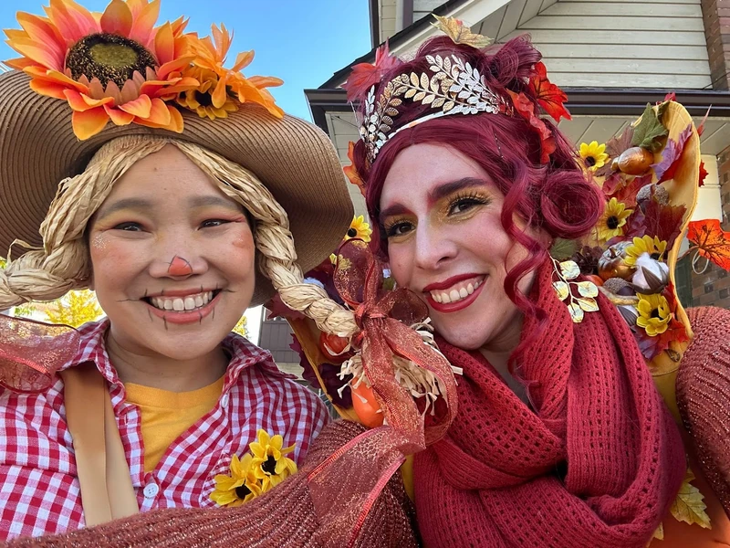 Harvest Queen - Stiltwalker - Autumn theme - image 4