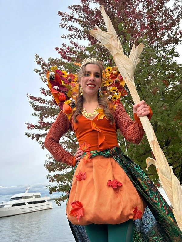 Harvest Queen - Stiltwalker - Autumn theme - image 6