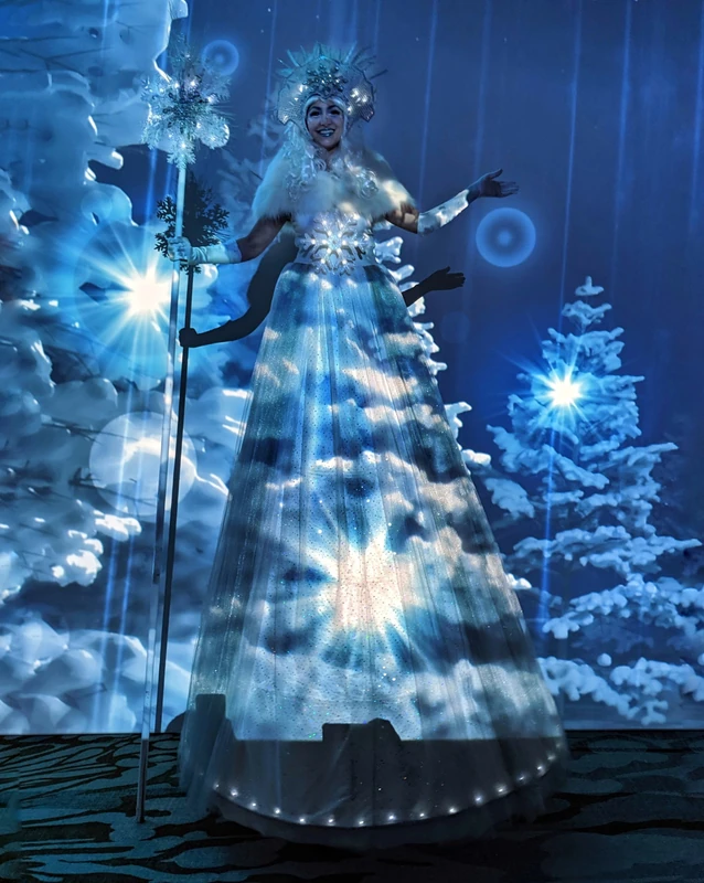 Classic Ice Queen - Stiltwalker - Winter theme - image 17