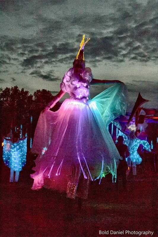 LED Crystal Queen - Stiltwalker - LED Lights theme - image 11