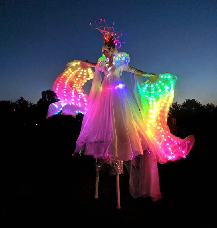 LED Crystal Queen - Stiltwalker - LED Lights theme - image 2