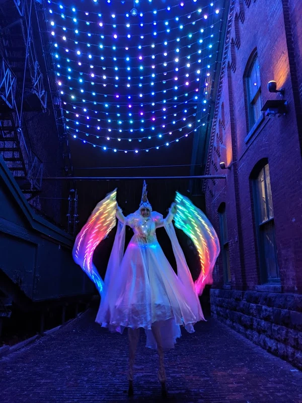 LED Crystal Queen - Stiltwalker - LED Lights theme - image 4