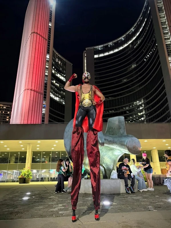 Luchador Zanquero - Stilt Walker - Cultural theme - image 6