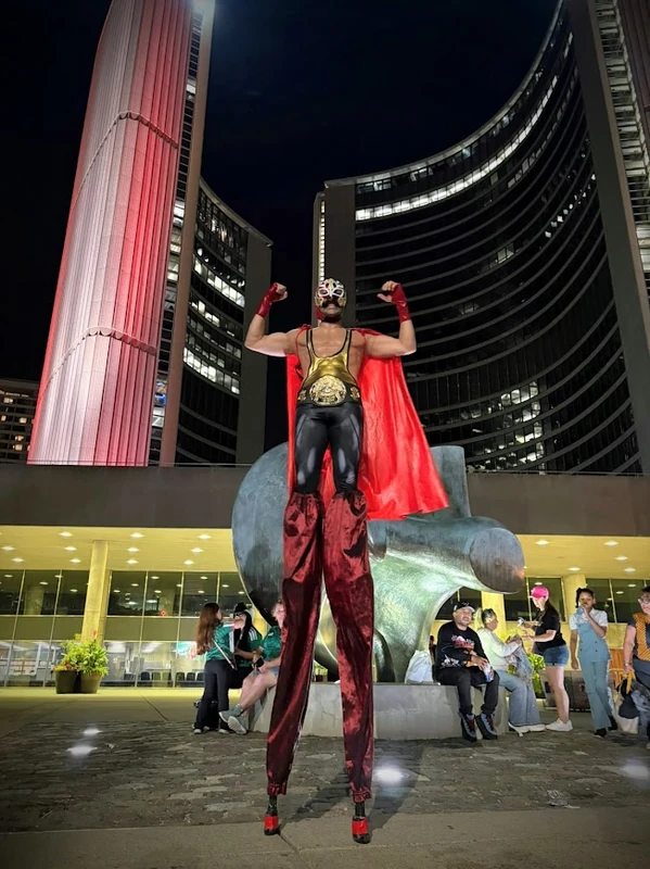 Luchador Zanquero - Stilt Walker - Cultural theme - image 4