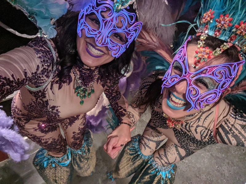 Mardis Gras Carnival Feathers - Stiltwalker - Feathers theme - image 16