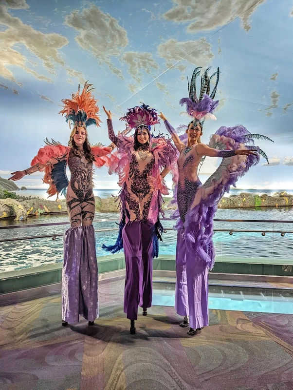 Mardis Gras Carnival Feathers - Stiltwalker - Feathers theme - image 7